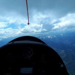 Flugwegposition um 12:36:16: Aufgenommen in der Nähe von Gemeinde Brandenberg, 6234, Österreich in 2801 Meter
